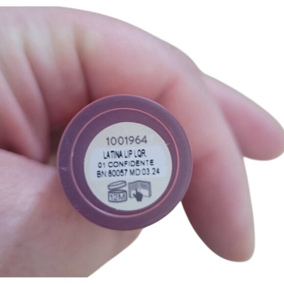 FARMASI Latina Lip Lacquer 01 Confidente Vibrant‎ Long Lasting Coral 0.18 fl.oz - Picture 4 of 13